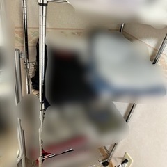 美品　スチールラック　棚　衣装棚　4段
