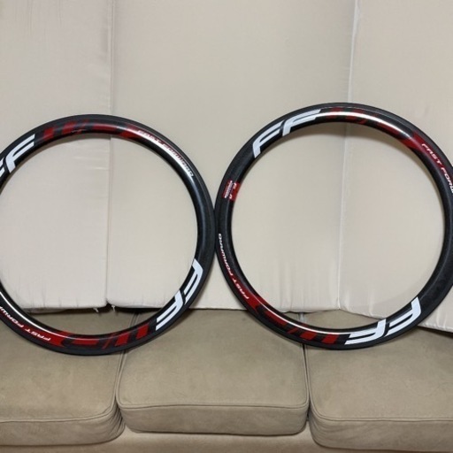 新品‼️FFWD風中華カーボンディープリムホイール　50mm 前後セット