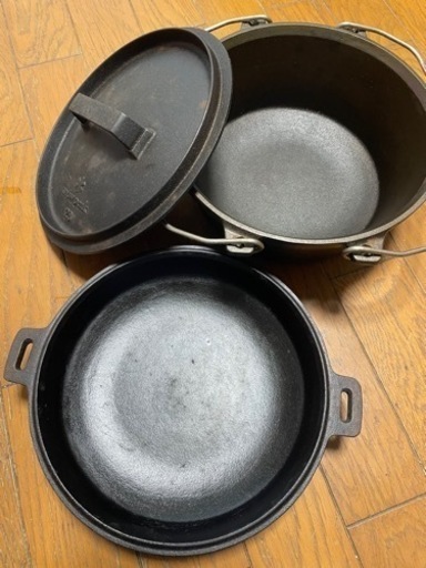 スノーピーク　鉄鍋　ダッヂオーブン