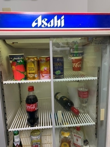 【値下げ】アサヒビール　ショーケース(中古)
