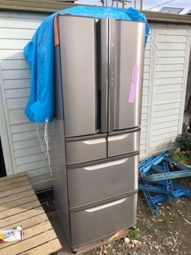 動作品2005年製 日立 冷凍冷蔵庫 R-SF42VM 冷凍125L 冷蔵290