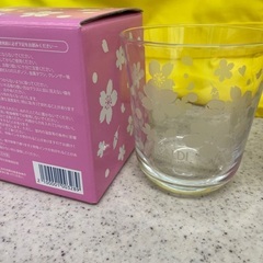 値下🌸おまとめ新品箱付きKALDIカルディ日本製桜グラス&保冷剤セット春限定品の画像