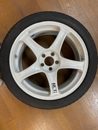ADVAN RCⅡ 17インチ 7.5j pcd100/5穴タイヤ付き4本セット86/プリウスなどに✨