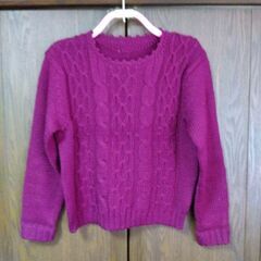 昭和レトロ　冬物レディースニット３５