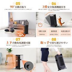 【新品・未使用】速暖セラミックヒーターの画像