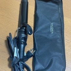 SALONIA セラミックカール アイロン 32MM オールブラック