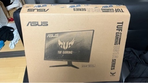 本日限定価格！『美品』ASUS TUFゲーミングモニター　ELECOMガス式モニターアームセット