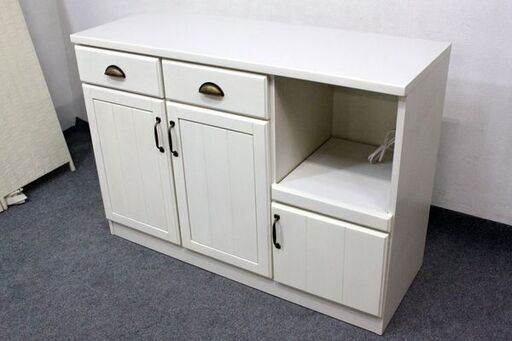 ニトリキッチンボード食器棚 キッチンボード (ソレル 140KB WH) | ニトリネット【公式】 家具