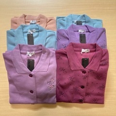 新品AB格品 婦人 裏起毛前ボタンシャツ フリーサイズ 