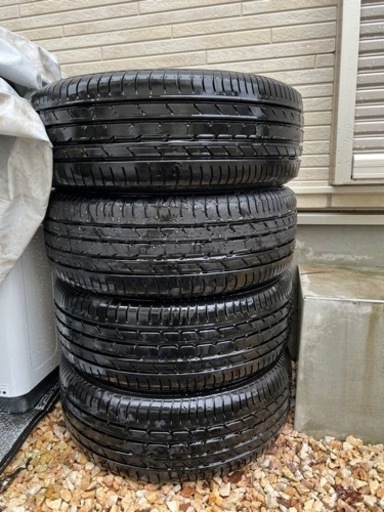 純正　ヨコハマタイヤ　205/55R16　4本　鉄チンホイール