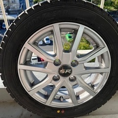 （交渉中）スタットレス　155/65R14 ホイル付き②