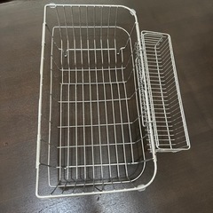 キッチン　ワイヤー　水切りカゴ