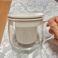 無印良品　無印　耐熱ガラス　ポット　小    約６７０ｍｌの画像