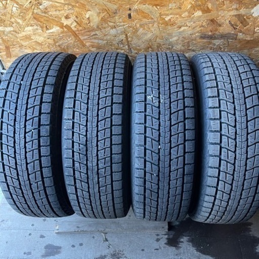 バリ山　DUNLOP ダンロップ　SJ8 215/65R16 スタッドレス タイヤ　2017年製　16インチ