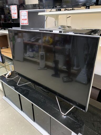 ◎FUNAI　録画用HDD内蔵液晶カラーテレビ　2017年製　FL-49UA6000　4K対応　録画用HDD内蔵　インターネット接続可◎