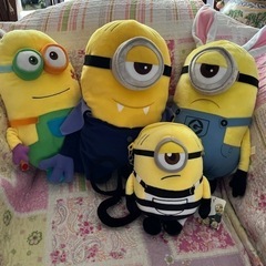ミニオンぬいぐるみ4つセット
