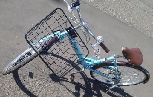 27インチ ? 中古 自転車 13300円 ?6段切替 ? 鍵新品！ ?オートライト付 新規防犯登録料コミ 526