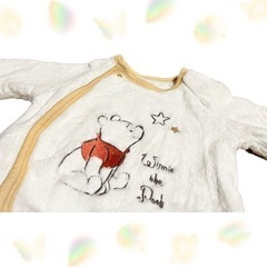 【美品】【赤ちゃん服】【Disney】【くまのプーさん】【もこもこ】【暖かい】の画像