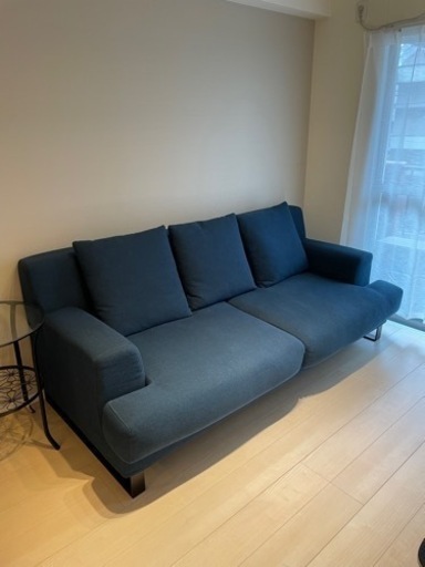 ARMONIA 3人掛けソファ ネイビー