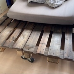 パレットベッド　ワトコオイル塗布済み
