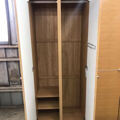【愛品館八千代店】ニトリ　2枚扉ワードローブ　ウィッシュ3