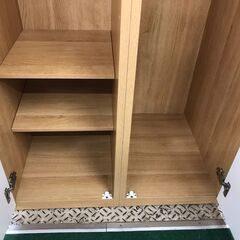 【愛品館八千代店】ニトリ　2枚扉ワードローブ　ウィッシュ3
