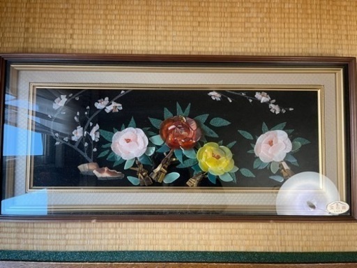 宝石画　クリスタル　天然石　パネル　インテリア