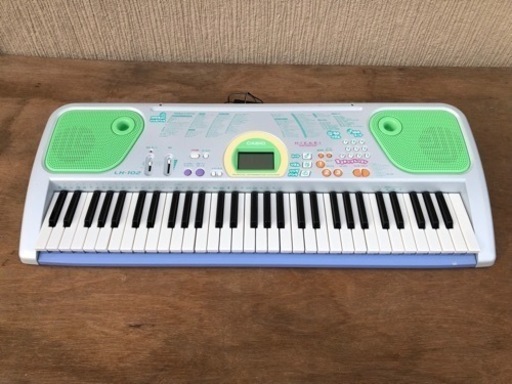 【良品】カシオ　光ナビゲーション　キーボード　LK-102 良品】カシオ 光ナビゲーション キーボード LK-102 - メルカリ