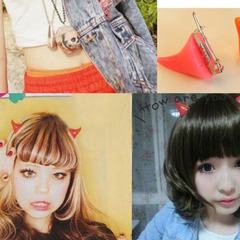 赤いツノ　ハロウィンアイテム　新品未開封　仮装　コスプレ小物の画像