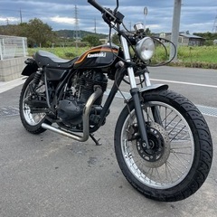 カワサキ 250TR 実働 現状 新品Fタイヤ BJ250F グ...