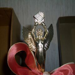 将棋大会優勝トロフィー 40年前位の品の画像