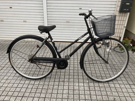 【27インチ自転車】変速なし　リヤタイヤ、カゴ新品❗️若林自転車　唐崎店　SALE中❗️