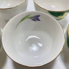 【7315‐3】弥生窯 急須 湯呑 5客セット 茶器 湯飲み 和食器 食器 未使用品 箱付きの画像