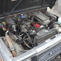 H2年 JA11V ジムニー パノラミックルーフ EC 事故車 始動可 部品取り用 現車確認O.K. 書類ありの画像