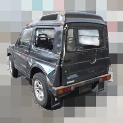 H2年 JA11V ジムニー パノラミックルーフ EC 事故車 始動可 部品取り用 現車確認O.K. 書類ありの画像