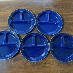 アウトドアにも　お値下げしました　皿５枚セット