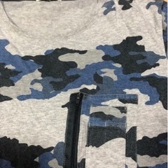 メンズ　迷彩カモフラTシャツ　Ｌサイズの画像
