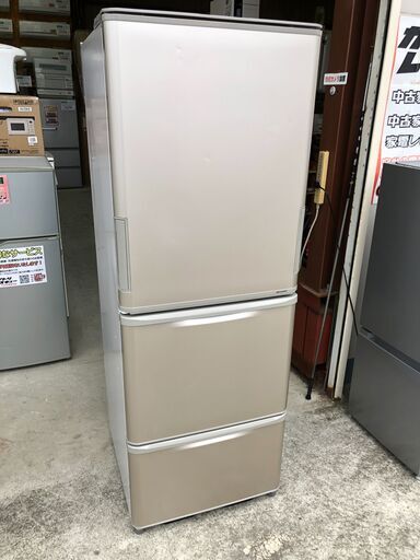 【動作保証あり】SHARP シャープ 2016年 SJ-W352B 350L 3ドア 冷凍冷蔵庫【管理KRR434】