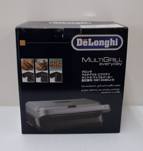 デロンギ マルチグリル エブリデイ ホットサンド ワッフルメーカー SW13ABCJ-S