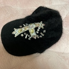 ストーン付き帽子👒Ｆサイズ