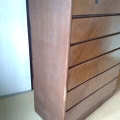 和箪笥 和タンス 昭和レトロ アンティーク  材木の詳細不明 ★ 東京都 調布市 柴崎の画像