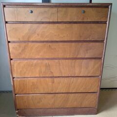 和箪笥 和タンス 昭和レトロ アンティーク  材木の詳細不明 ★ 東京都 調布市 柴崎の画像