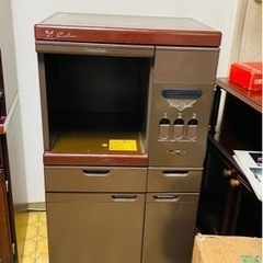 【No,111】米櫃付き棚(ライスチェスト)