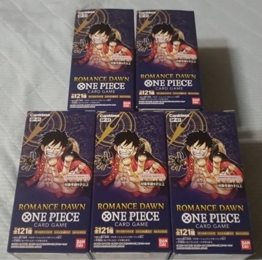 ワンピースカード　5BOX