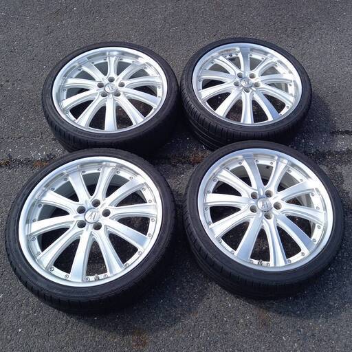 ～SOLD！～【中古品】19インチ 中古ホイール & サマータイヤ プリウスなど 225/35-19