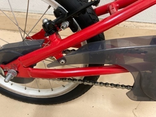 ルイガノ　キッズバイク　レッド 16インチ 幼児用自転車 補助輪付き K16lite / LOUIS GARNEAU / ルイガノ 最新モデルのご紹介
