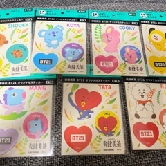 BT21 ステッカー　全７種セット