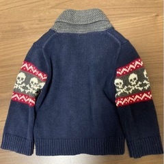 ⑥子供服80cm   GAP   ニット　アウター　キッズ幼児男の子の画像