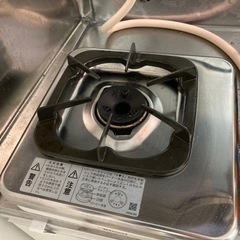 1口　ガスコンロ　都市ガス　リンナイの画像