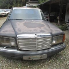 ベンツクラス-126.560SEL.レストアーベース車書類渡し販...